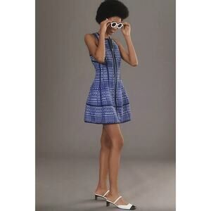 Anthropologie Sleeveless Sculpted Mini Dress Size 0